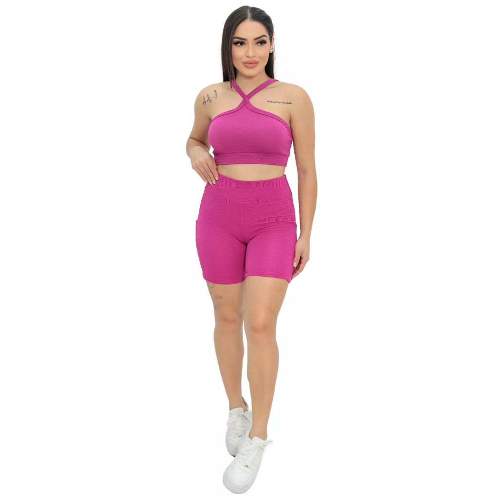 Conjunto Akabody Top Cruzado