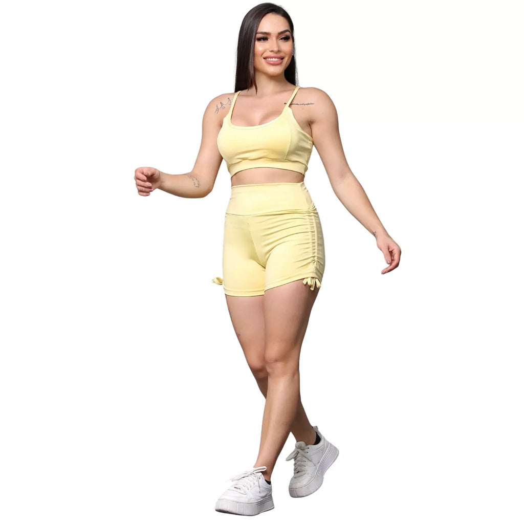 Conjunto Akabody Shorts Laço