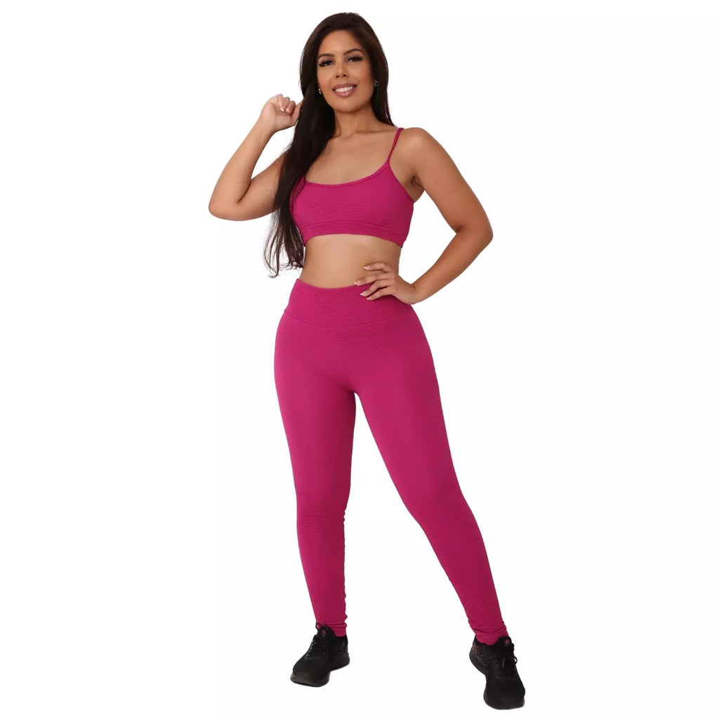 Conjunto Akabody Top Alcinha e Calça Legging