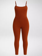 Macacão Akabody Longo + Faixa de Cabelo - Terracota