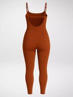 Macacão Akabody Longo + Faixa de Cabelo - Terracota