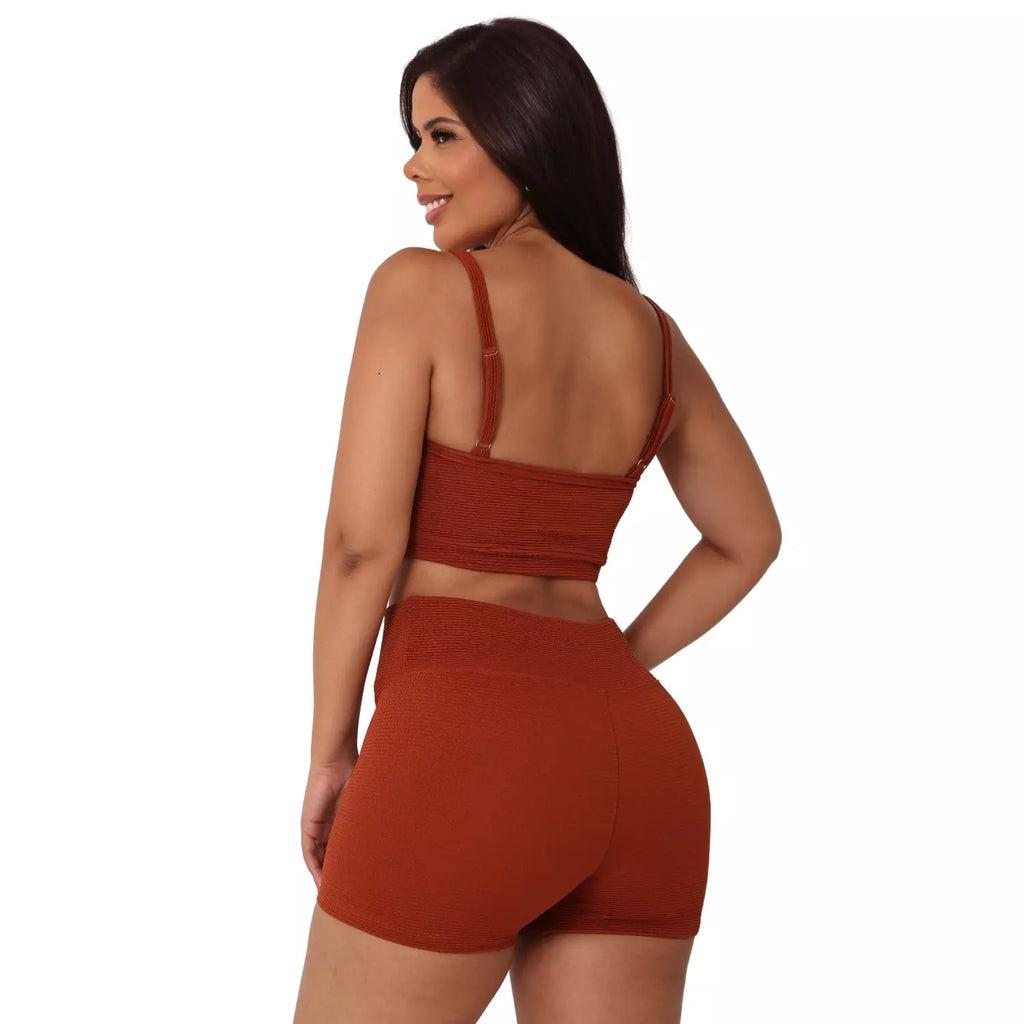 Kit 2 Cojuntos Top Alça Akabody