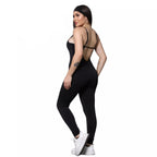 Macacão Akabody Longo + Faixa de Cabelo - Preto